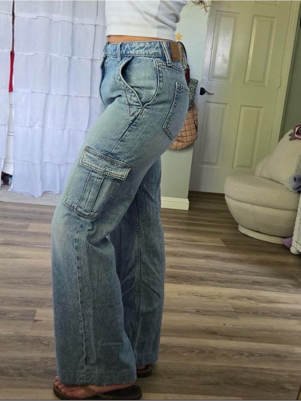 Aeropostale Low-Rise Cargo Jean